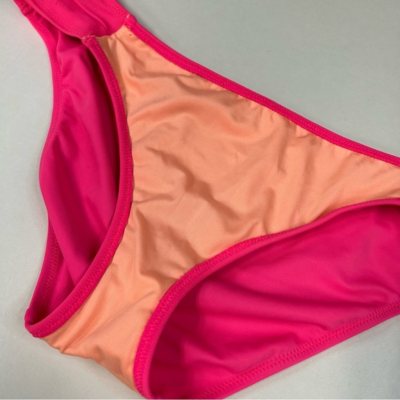 Y2K Victorias Secret Size Medium Knockout Cheeky Bikini Bottoms Solid Pink #3485 - Picture 3 of 8
